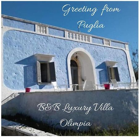 B&B Luxury Villa Olimpia Home Restaurant Selva Di Fasano Bagian luar foto
